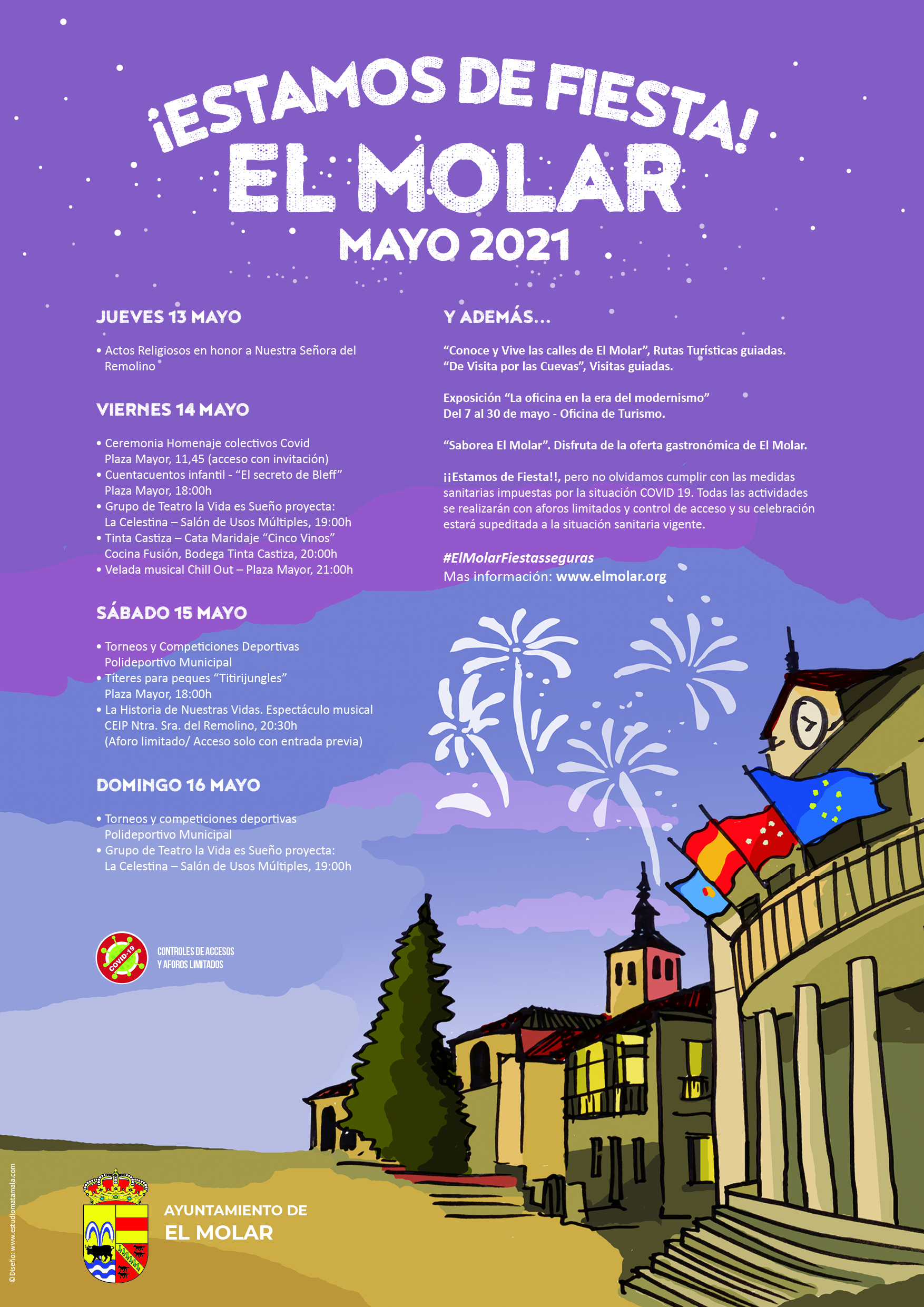 Fiestas patronales en honor a Nuestra Señora del Remolino 2021 El Molar